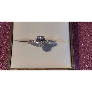 Stunning 3.85 Ct. Oval Cut Solitaire & Pave Band Engagement Ring Sz 8~